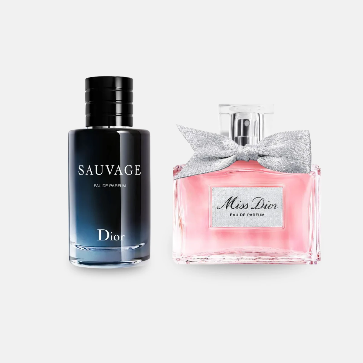 Sauvage und Miss Dior nebeneinander